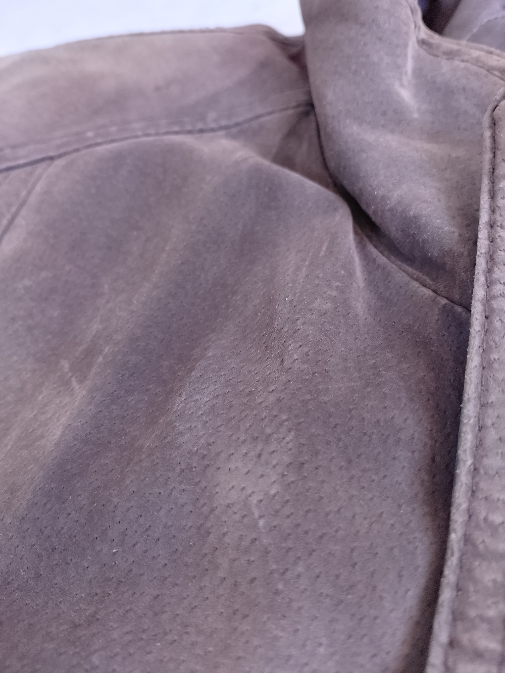 Vintage NORTHWEST TERRITORY Brown Suede Bomber Jacket - Picture 10 of 14